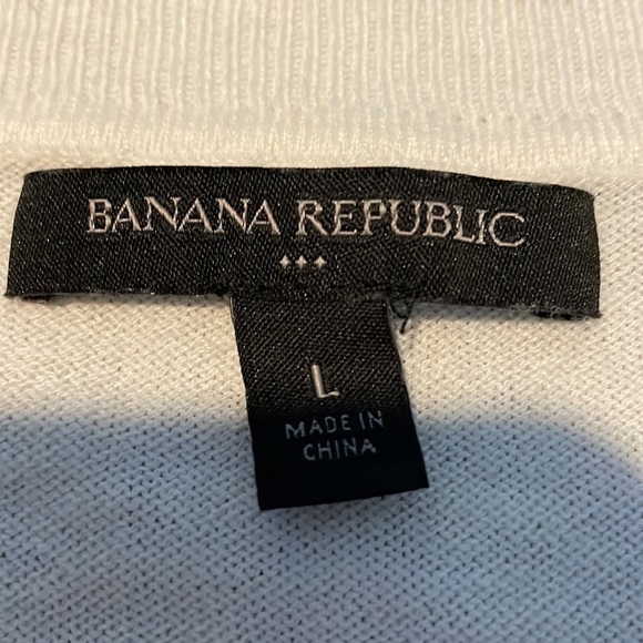 Women's Banana Republic Beaded Long Sleeve Sweater Large - Picture 7 of 8